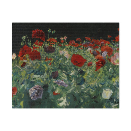 Poppies (A Study of Poppies for Carnation, Lily, Lily, Rose) by John Singer Sargent Matte Canvas, Stretched, 0.75"