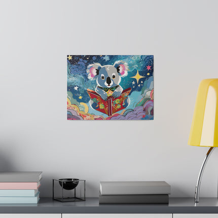 Cute Koala Matte Canvas, Stretched, 0.75"