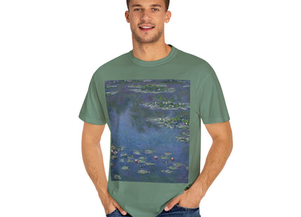 Water Lilies by Claude Monet Unisex Garment-Dyed T-shirt