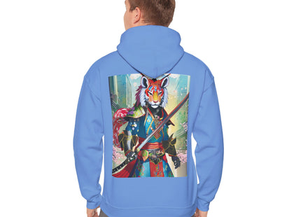 Cyberpunk Samurai Tiger – Heavy Blend™ Hooded Sweatshirt