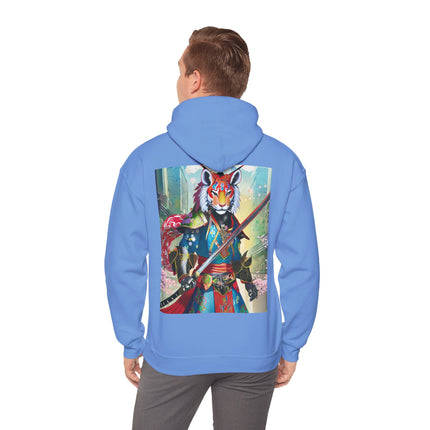 Cyberpunk Samurai Tiger – Heavy Blend™ Hooded Sweatshirt