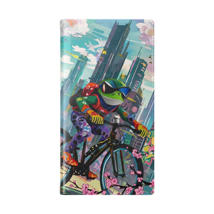 🐸🚵 Cyberpunk Frog Flip Case – High-Tech Adventure & Neon Velocity