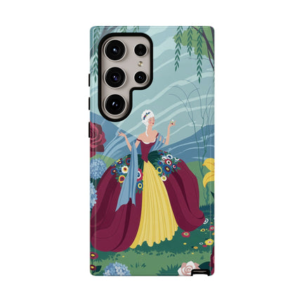 🌹🌿 The Willow Garden Promenade Phone Case – Art Deco Floral Elegance