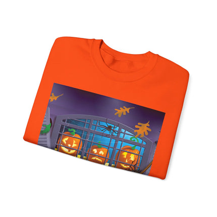 Whimsical Halloween Mischief Unisex Heavy Blend™ Crewneck Sweatshirt