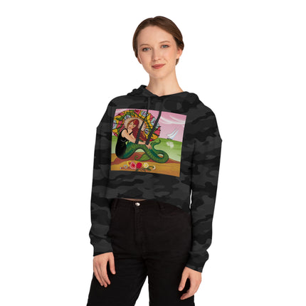 Siren Serenade Cropped Hooded Sweatshirt