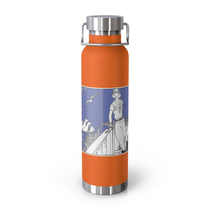 Coastal Elegance Copper Vacuum Insulated Bottle, 22oz