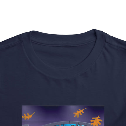Whimsical Halloween Mischief Toddler Short Sleeve Tee