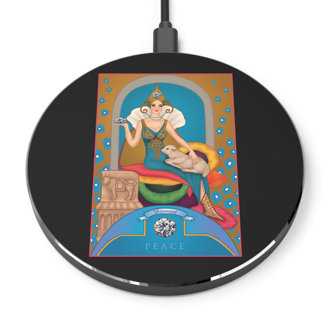 April & Diamond (from the Gem Series) by Sofia Chiostri Wireless Charger