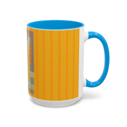 Sur Les Marches Du Jardin by Georges LePape Colorful Mugs (11oz, 15oz)