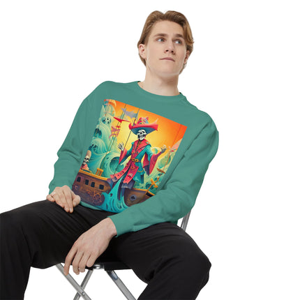Skeleton Crew of the Misty Seas Unisex Garment-Dyed Sweatshirt