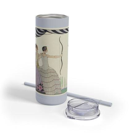 Visez au coeur, belles dames! by George Barbier Skinny Matte Tumbler, 20oz