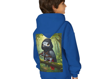 The African Grey Sentinel Youth Heavy Blend Hooded Sweatshirt