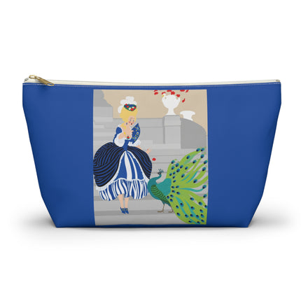 Peacock Courtesan Cosmetic Bag – Whimsical Elegance & Royal Splendor