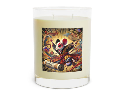 Theatrical Mouse on a Mission Scented Candle - Full Glass, 11oz