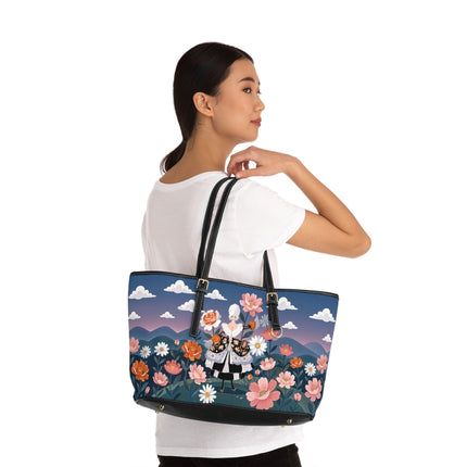 🌸🎀 The Grand Floral Promenade Shoulder Bag – Art Deco Fashion Fantasy