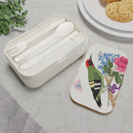 Woodpecker & Rose Bento Lunch Box – Charming Beauty & Refined Simplicity