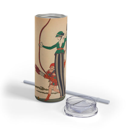 L'Arc Rouge by George Barbier Skinny Matte Tumbler, 20oz