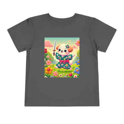 Blossom Pup’s Joyful Journey Toddler Short Sleeve Tee