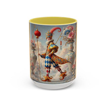 The Ornamental Jester Colorful Mugs (11oz, 15oz)