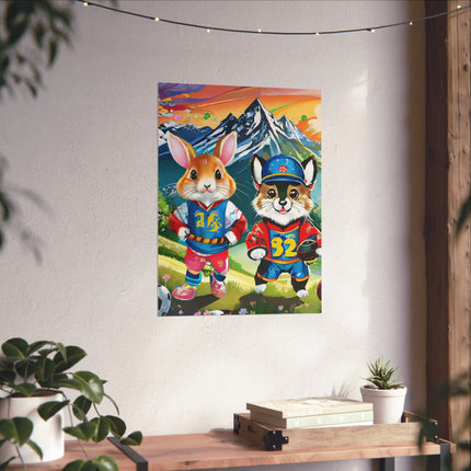 Animal Athletes Fine Art Posters