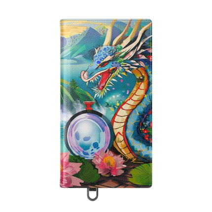 🐉💎 Wisdom's Guardian Flip Case – Dragon's Embrace & Eternal Wisdom