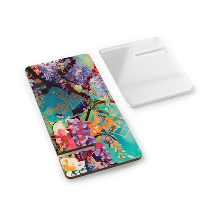 Golden Wisteria Symphony Mobile Display Stand for Smartphones