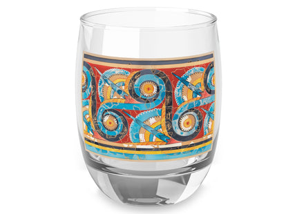 Reproduction of S-Spiral Frieze by Emile Gilliéron Whiskey Glass