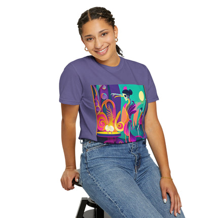 Dance of the Skeleton Ballerinas Unisex Garment-Dyed T-shirt