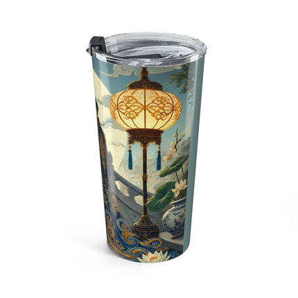 Moonlit Bridge Gentleman Tumbler 20oz – Imperial Serenity & Moonlit Harmony