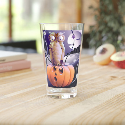 The Startled Pumpkin Glass, 16oz