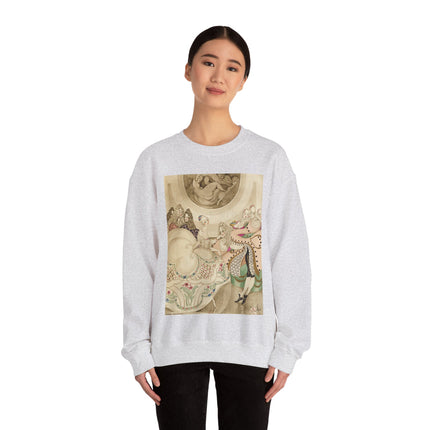 Sur talons rouges (On Red Heels) pl 01 by Gerda Wegener Heavy Blend™ Crewneck Sweatshirt