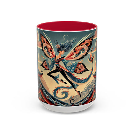 Dragon Fairy of the Temple Colorful Mugs (11oz, 15oz)