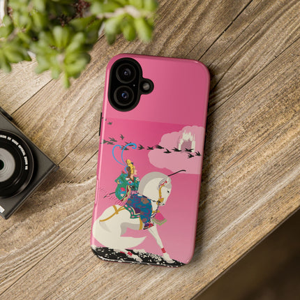Samurai Princess on the White Steed Phone Case – Epic Grace & Mythic Power