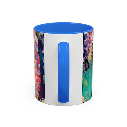 Golden Wisteria Symphony Colorful Mugs (11oz, 15oz)