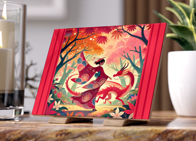 The Dragon Fairy’s Dance Ceramic Tile