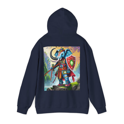 Cyberpunk Elephant – Heavy Blend™ Hooded Sweatshirt