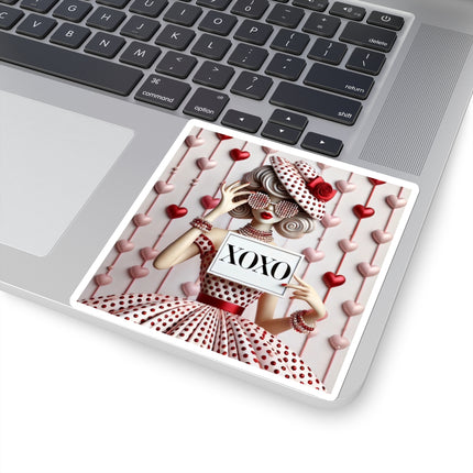 Fashionably Yours, XOXO Kiss-Cut Stickers (4 Sizes)