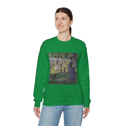 A Sunday on La Grande Jatte by Georges Seurat Heavy Blend™ Crewneck Sweatshirt