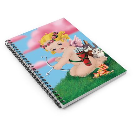 Cupid's Aim Spiral Notebook - Ruled Line