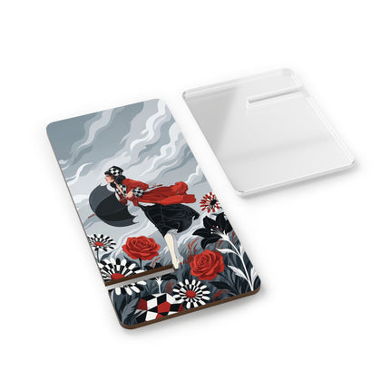 ☂️🌹 The Lady In The Wind Mobile Display Stand – Art Deco Fashion Drama