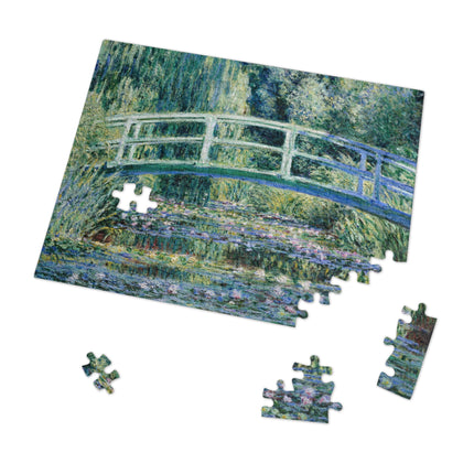 Water Lilies and Japanese Bridge by Claude Monet Puzzle (30, 110, 252, 500-Piece)
