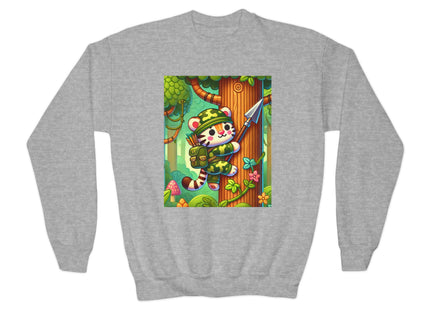 Stealthy Stripes Youth Crewneck Sweatshirt