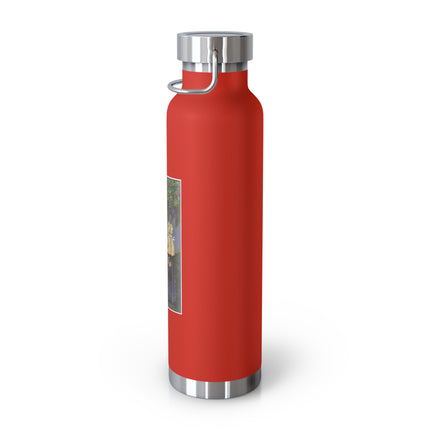 Whispers of Love: A Vintage Art Deco Fairytale Copper Vacuum Insulated Bottle, 22oz