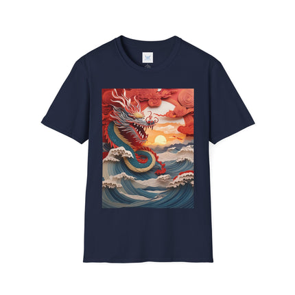 Stormbound Dragon Garment-Dyed T-shirt Softstyle T-Shirt