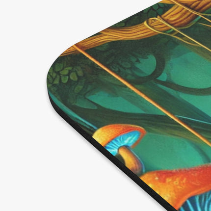 The Silent Stripes Mouse Pad – Stealth, Grace & Enchanted Forest