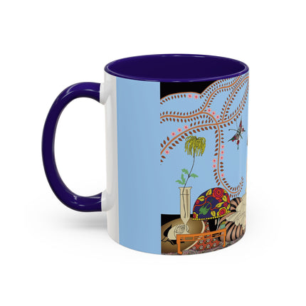 Minuit … ou l’appartement à la mode by George Barbier Colorful Mugs (11oz, 15oz)