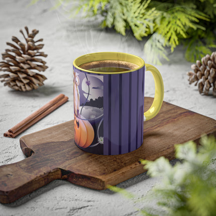 The Startled Pumpkin Colorful Mugs, 11oz