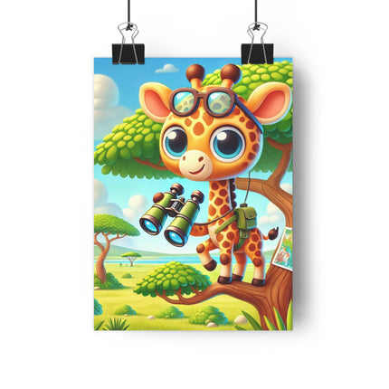 Giraffe Lookout Giclée Art Print
