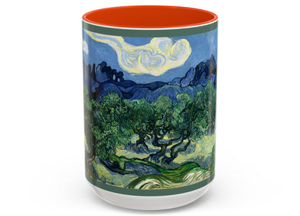 Olive Trees by Vincent Van Gogh Colorful Mugs (11oz, 15oz)