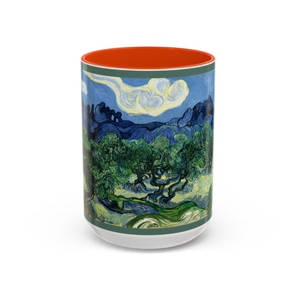 Olive Trees by Vincent Van Gogh Colorful Mugs (11oz, 15oz)